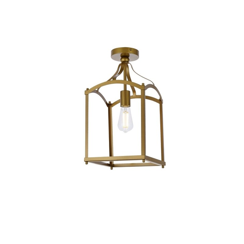 Jane 1 Light Flush Mount - 10 Inch