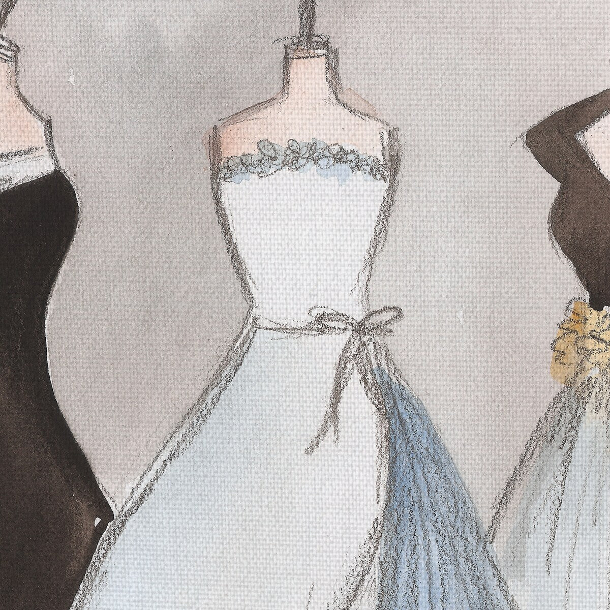 Jane, June & Jill by Lauren Maurer Canvas Art Print