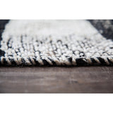 Jani Bluff Black and Ivory Plaid Jute Rug - Glen Design, 8' x 10' Feet Area Rug