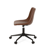Jarvi Upholstered Swivel Office Chair by Christopher Knight Home