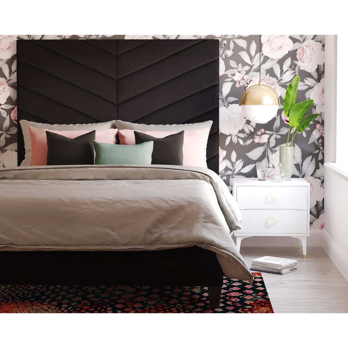 Copper Grove Achaguas Velvet Bed