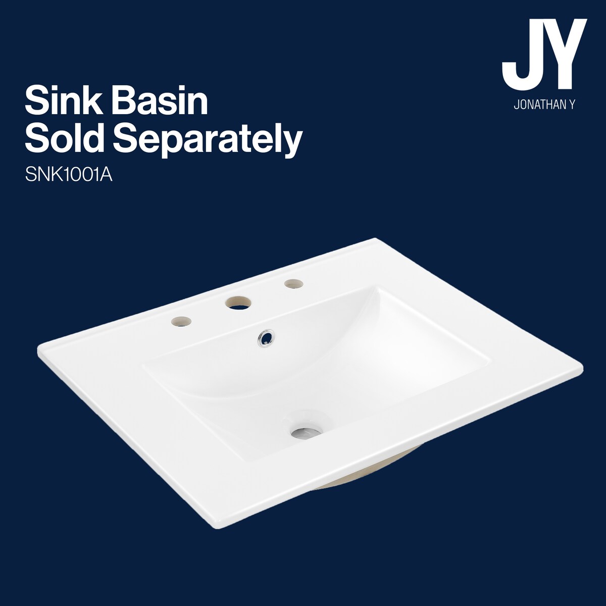 Javer Thin Linear Slat Modern Farmhouse 2-Shelf Bath Vanity Cabinet Only (Sink Basin not Included), by JONATHAN Y