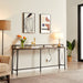 Javlergo Extra Long Console/Sofa Table with Charging Station & Power Outlet