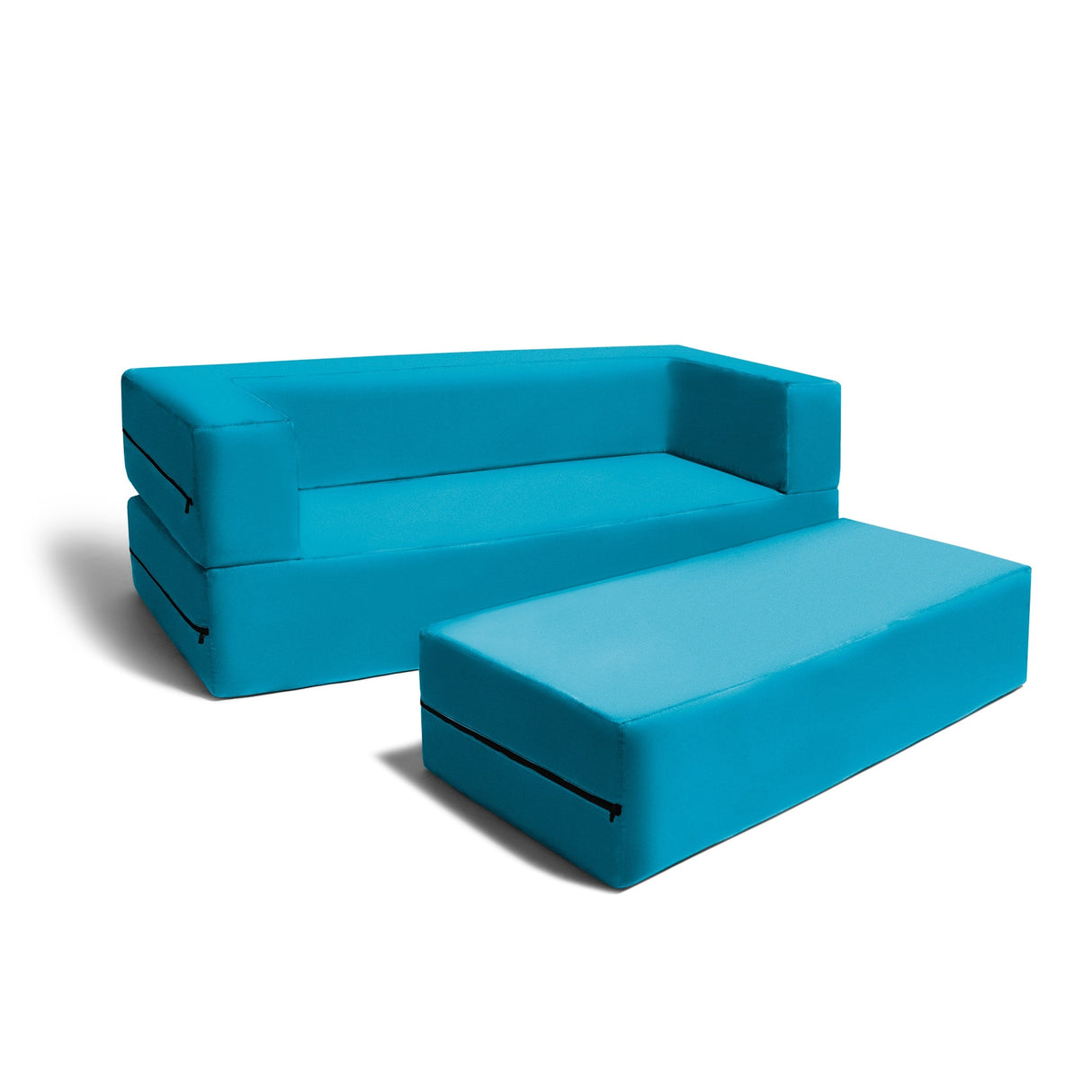 Jaxx Big Kids Convertible Sleeper Sofa & Ottoman Set