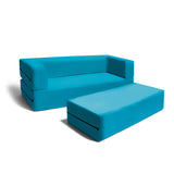 Jaxx Big Kids Convertible Sleeper Sofa & Ottoman Set
