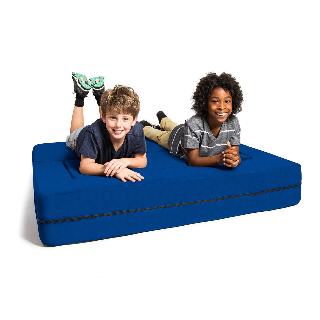 Jaxx Big Kids Convertible Sleeper Sofa & Ottoman Set