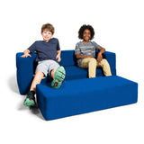 Jaxx Big Kids Convertible Sleeper Sofa & Ottoman Set