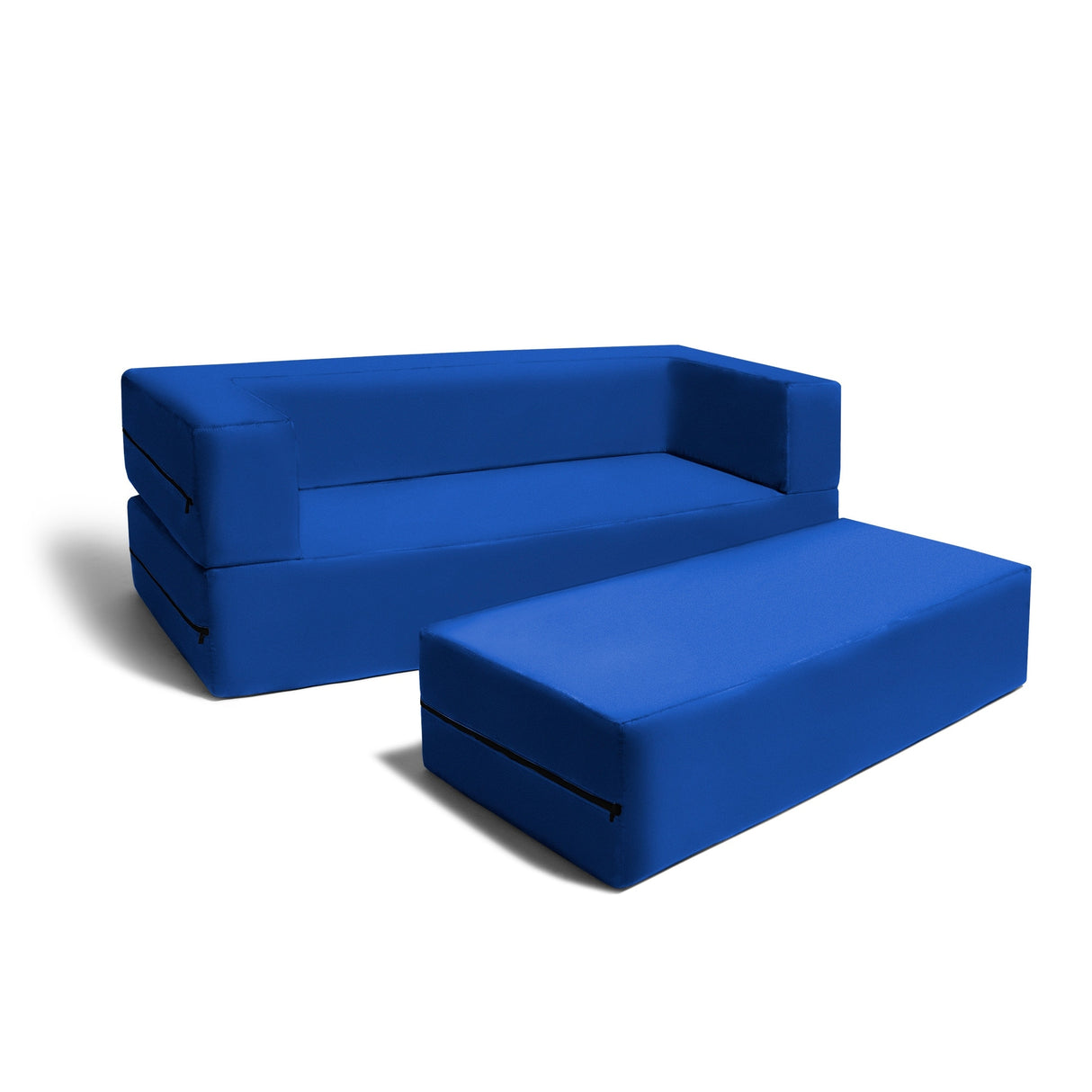 Jaxx Big Kids Convertible Sleeper Sofa & Ottoman Set
