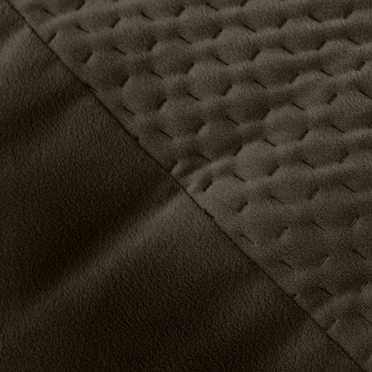 Jaxx Koku - Designer Oval Two-Tone Bean Bag Chair - Quilted Microvelvet