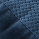 Jaxx Koku - Designer Oval Two-Tone Bean Bag Chair - Quilted Microvelvet