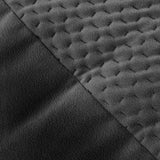 Jaxx Koku - Designer Oval Two-Tone Bean Bag Chair - Quilted Microvelvet