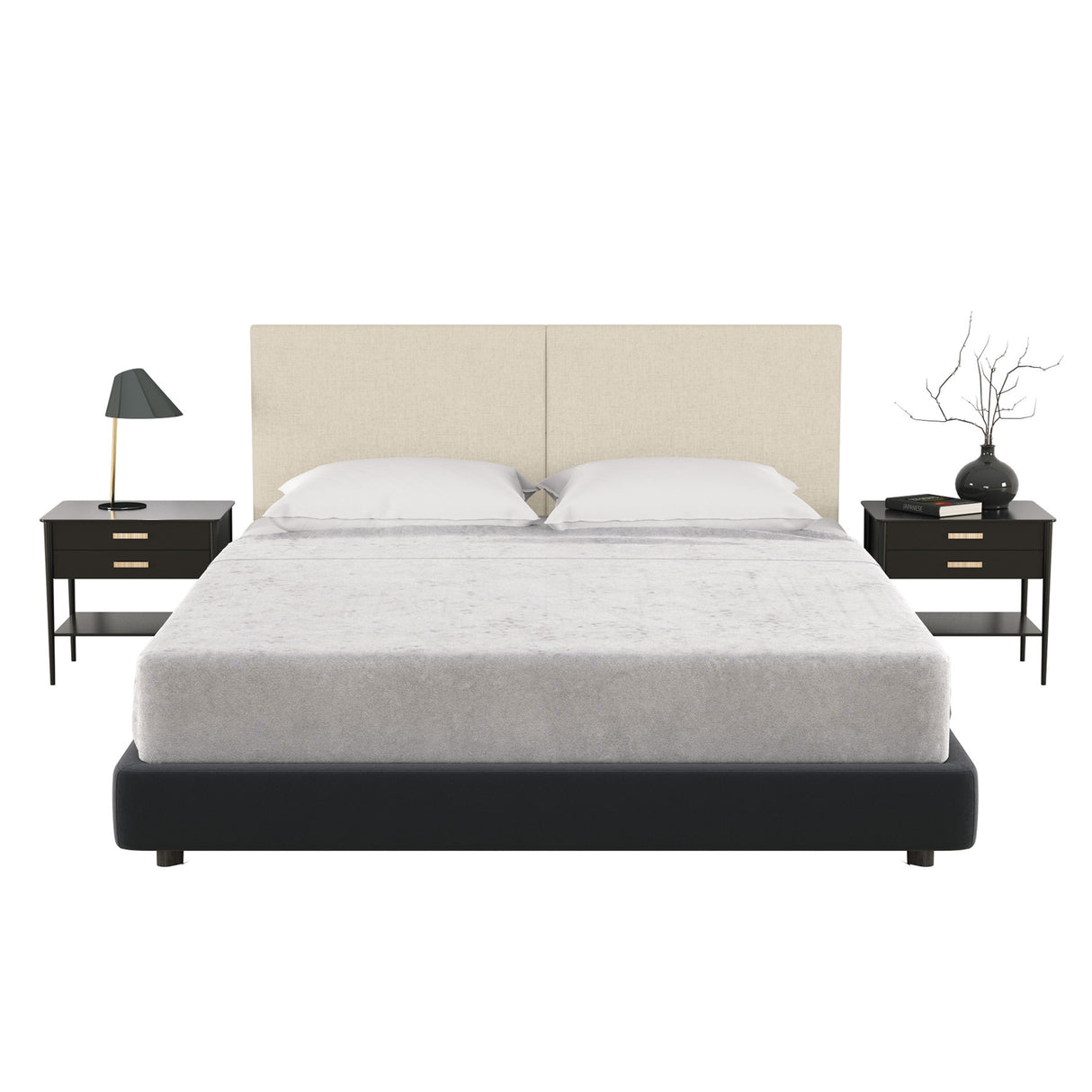 Jaxx Panelist Padded Headboard - Set of 2 Wall Panels