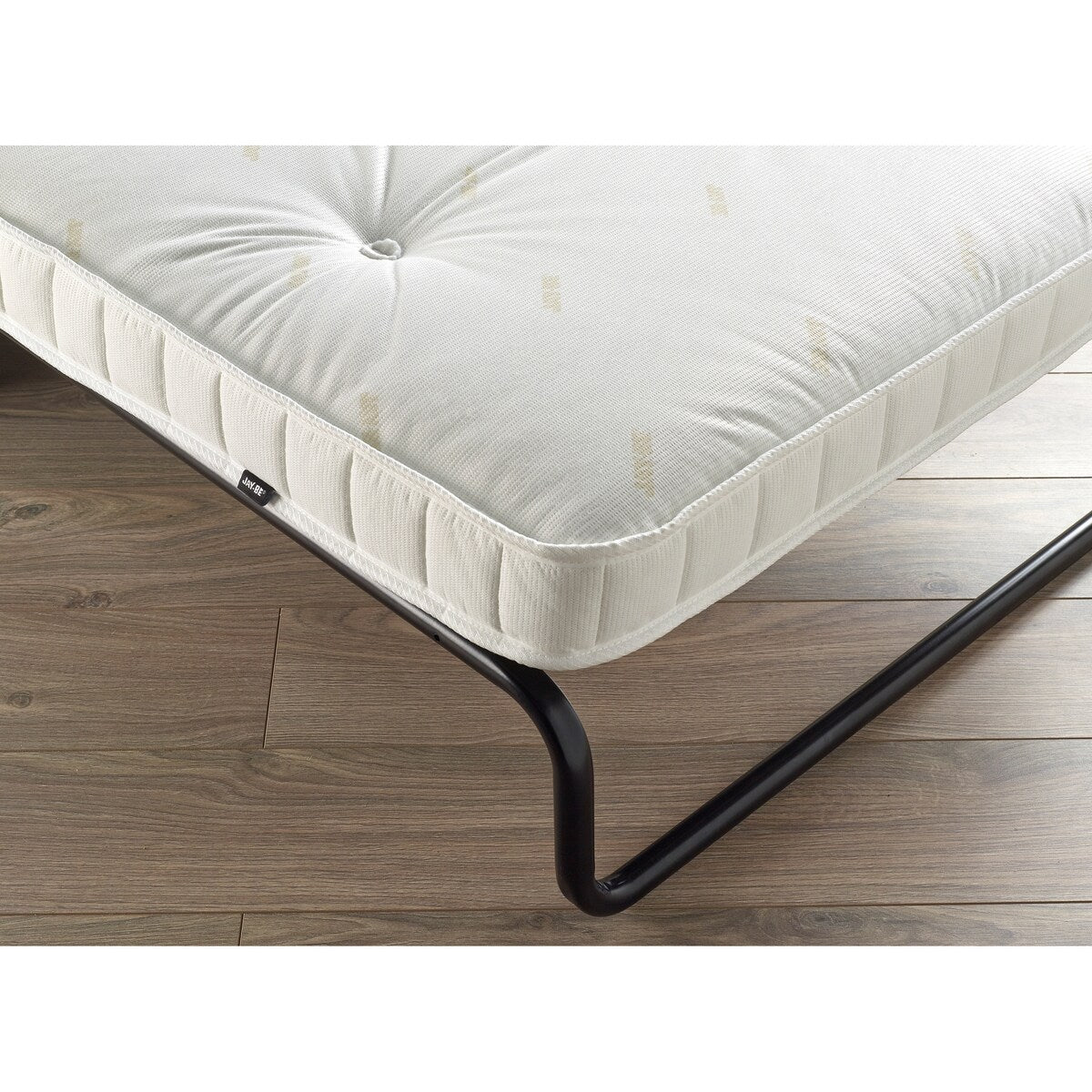 Jay-Be Inspire Folding Cot Bed with Micro e-Pocket Spring Mattress and Headboard, Twin,