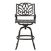 Jayden Outdoor Cast Aluminum Swivel Bar Stool by Christopher Knight Home