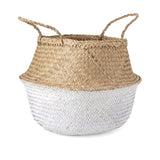 Jayden White Seagrass Baskets - Set of 3