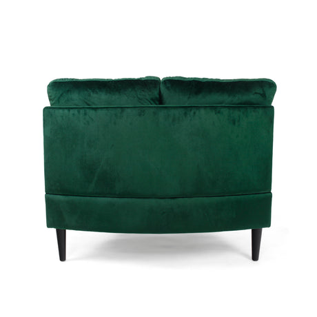 Jazmine Glam 2-piece Modular Velvet Sectional by Christopher Knight Home