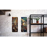 Jazz Club and Blue Jazz by Didier Lourenco 2-piece Gallery-Wrapped Canvas Giclee Art Set