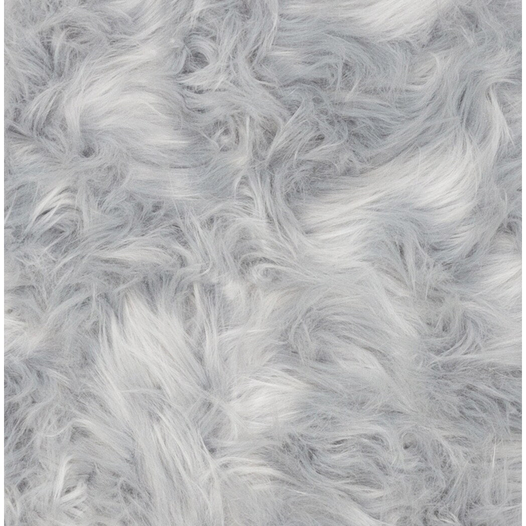 Jean Pierre Faux Fur Sheepskin Modern Home Decor Solid Shag Area Rug