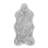 Jean Pierre Faux Fur Sheepskin Modern Home Decor Solid Shag Area Rug