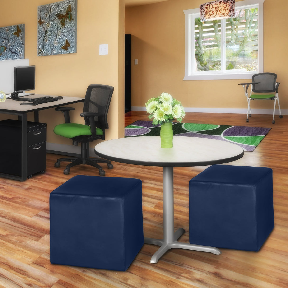 Jean Square Ottoman (Set of 2)