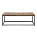 Jeco Outdoor Industrial Acacia Wood Bench by Christopher Knight Home