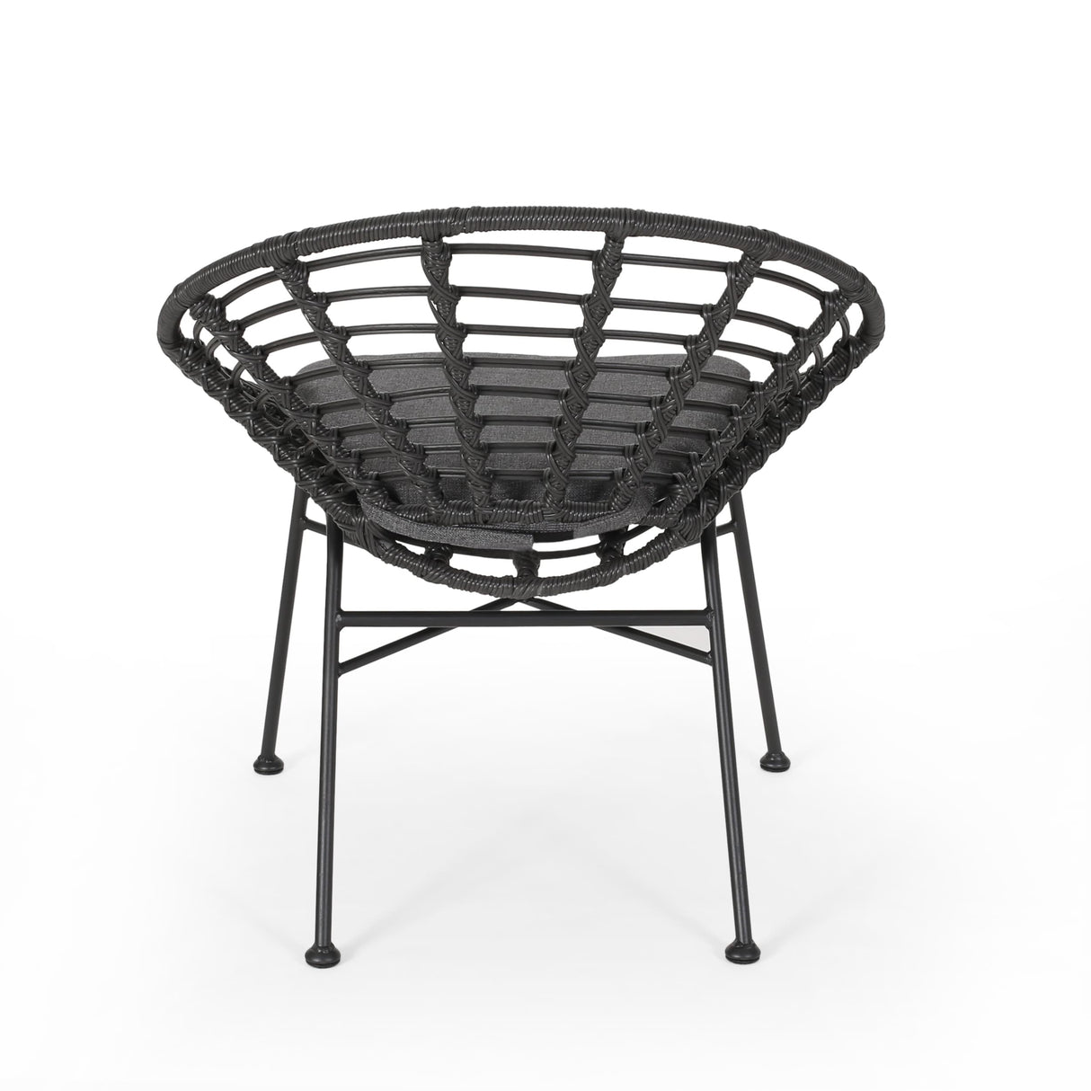 Jefferson Outdoor Wicker Dining Chairs (Set of 2) by Christopher Knight Home