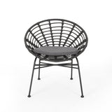 Jefferson Outdoor Wicker Dining Chairs (Set of 2) by Christopher Knight Home