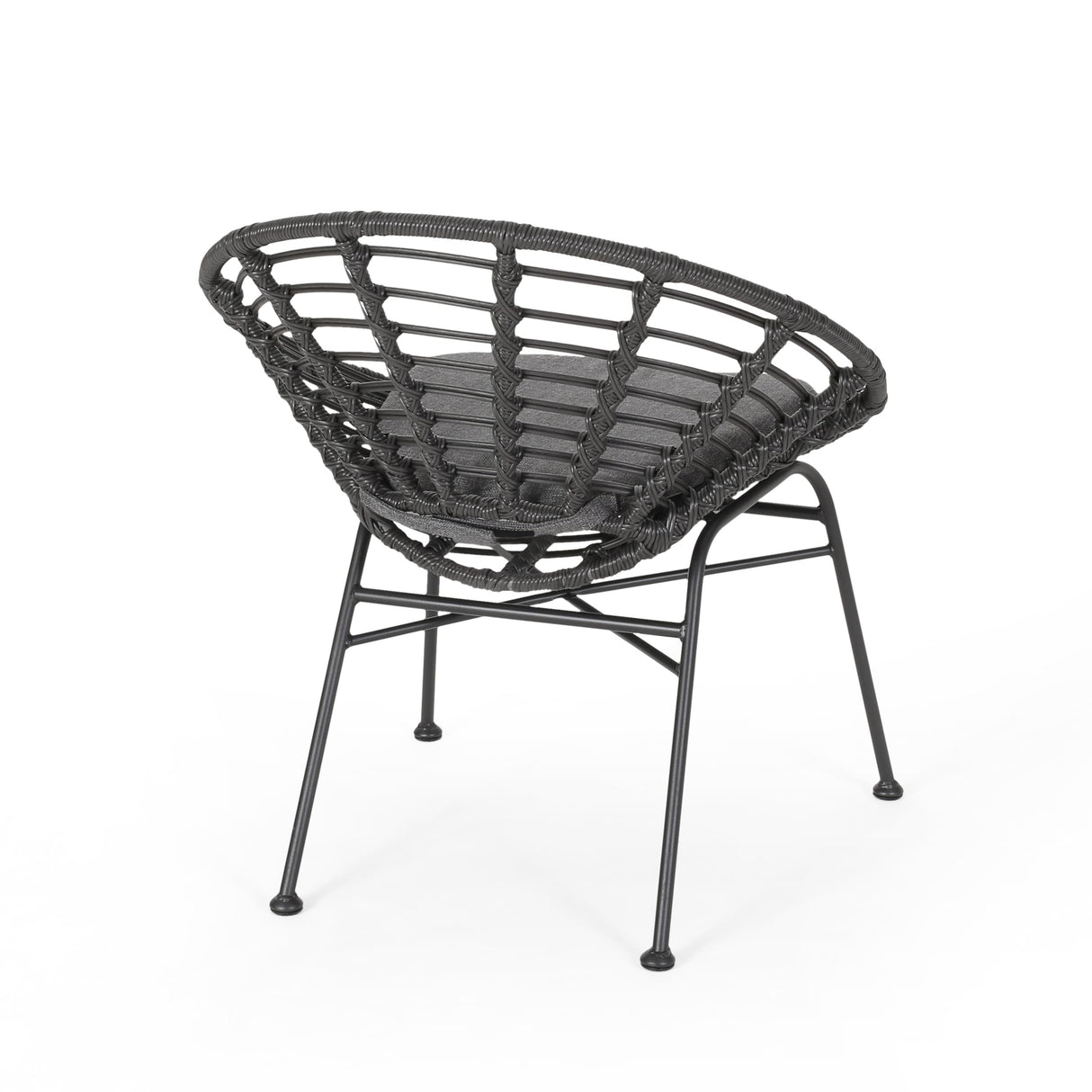 Jefferson Outdoor Wicker Dining Chairs (Set of 2) by Christopher Knight Home