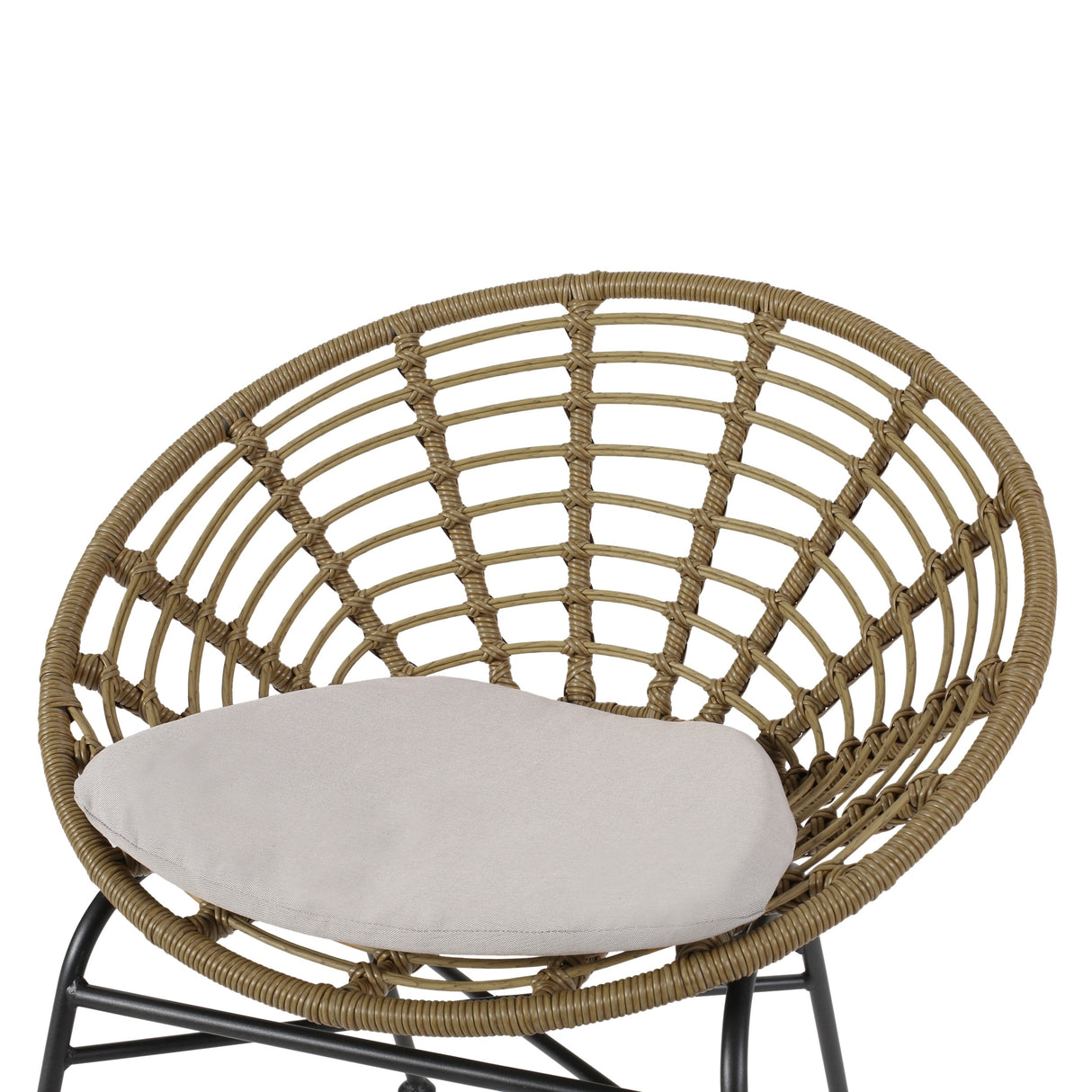 Jefferson Outdoor Wicker Dining Chairs (Set of 2) by Christopher Knight Home