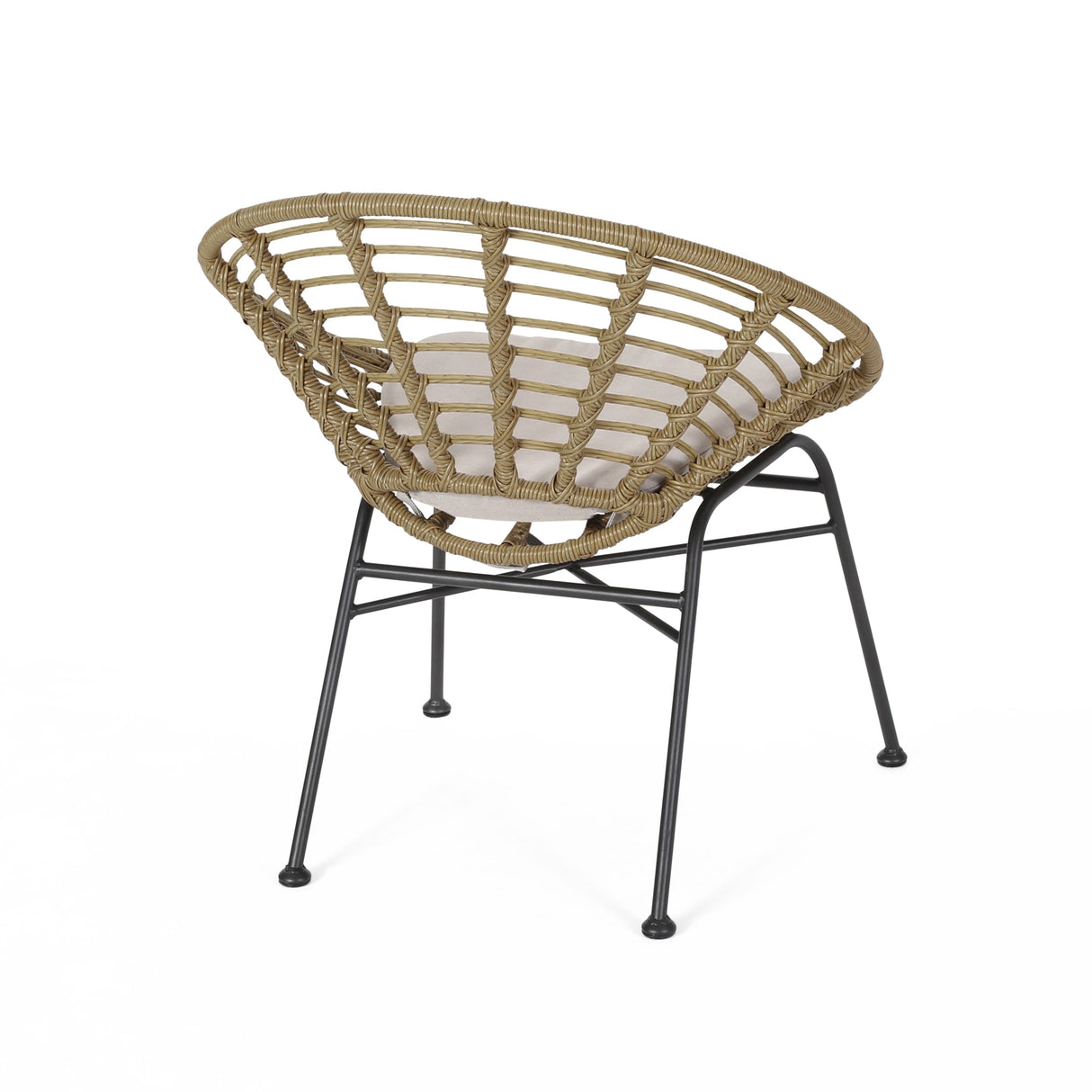 Jefferson Outdoor Wicker Dining Chairs (Set of 2) by Christopher Knight Home