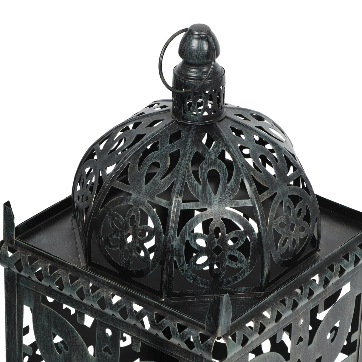 Jenera Indoor Iron Handcrafted Decorative Lantern by Christopher Knight Home