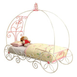 Jeniel Twin Bed in Pink/White Finish