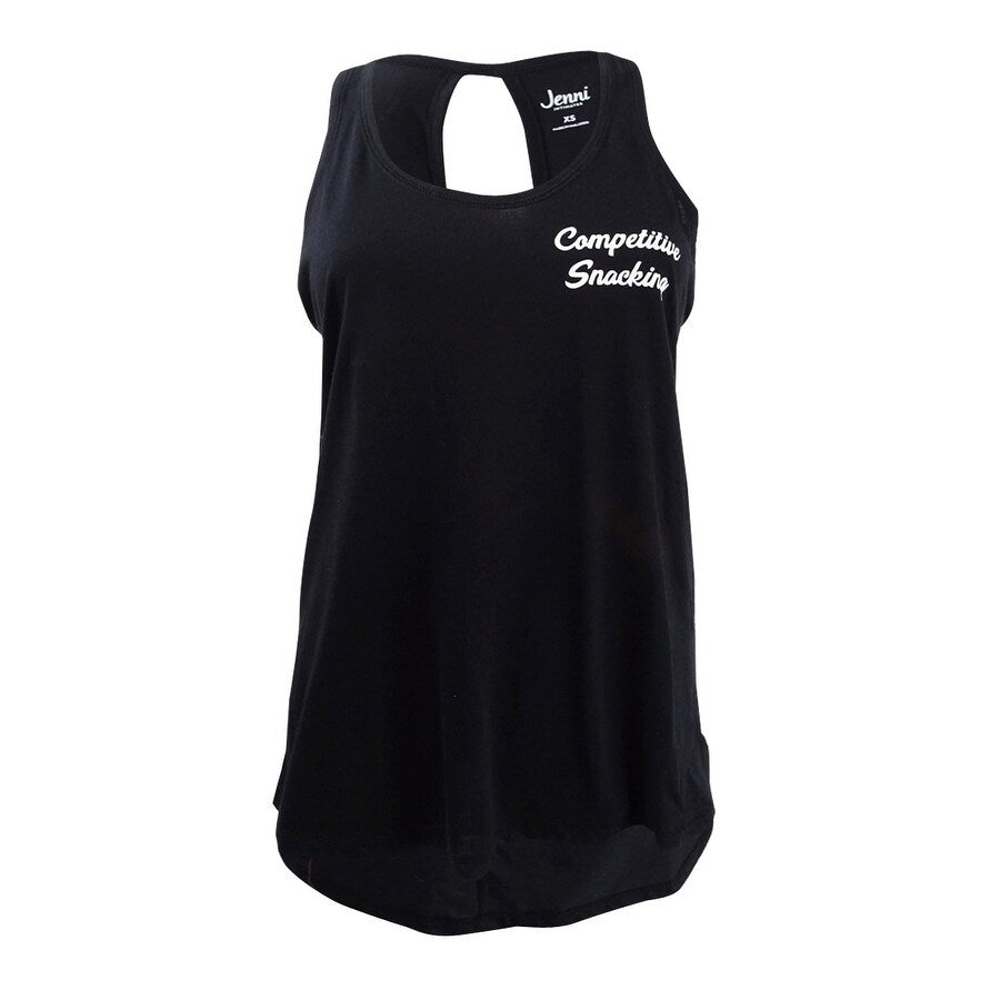 Jenni by Jennifer Moore Women's Sleep Tank Top with Keyhole Back