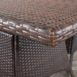 Jennifer Outdoor 7-piece Wicker Dining Set with Cushions by Christopher Knight Home
