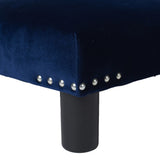The Curated Nomad Stardust Square Accent Ottoman