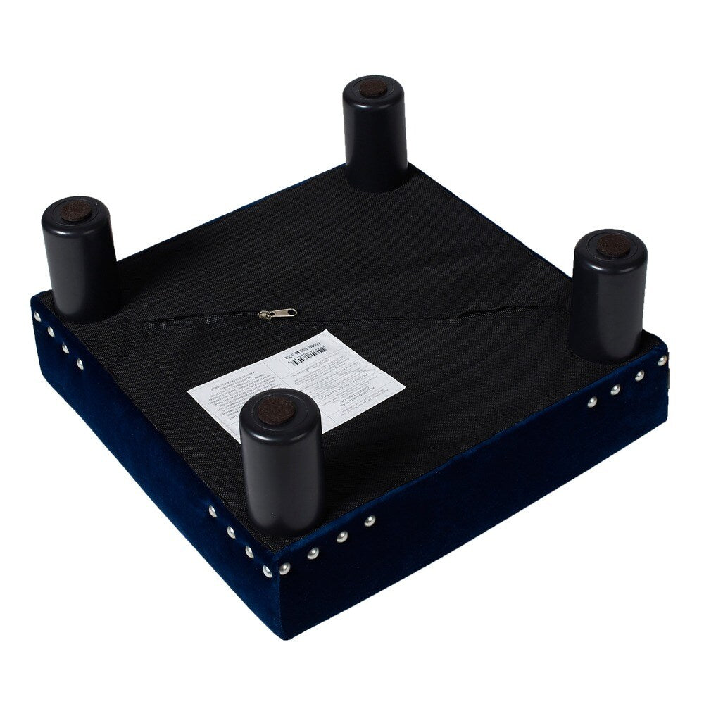 The Curated Nomad Stardust Square Accent Ottoman