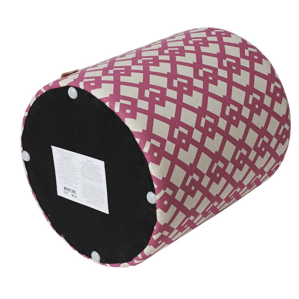 Jennifer Taylor Tracy Round Ottoman