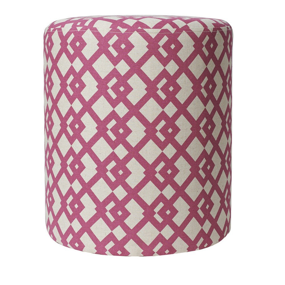 Jennifer Taylor Tracy Round Ottoman