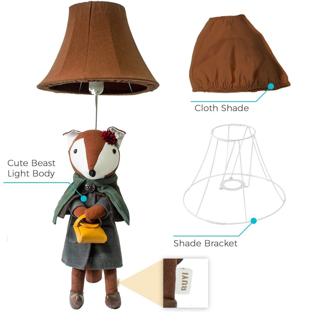 BU YI Cartoon Bedside Lamp for Kids Room Decoration, Nursery Lights
