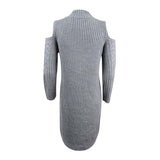 Jessica Howard Women's Cold-Shoulder Sweater Dress