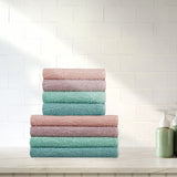 Jessica Simpson Rodeo Daisy Collection Patterned Bath Towels, Set of 4 - 28" x 52"