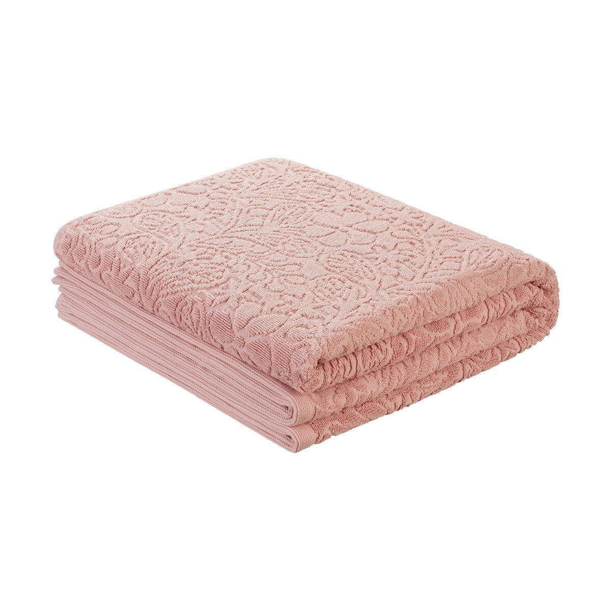 Jessica Simpson Rodeo Daisy Collection Patterned Bath Towels, Set of 4 - 28" x 52"