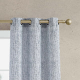Jessica Simpson Tallulah Textured Blackout Grommet Window Curtain Panel Pair with Tiebacks
