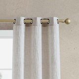 Jessica Simpson Tallulah Textured Blackout Grommet Window Curtain Panel Pair with Tiebacks