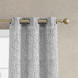 Jessica Simpson Tallulah Textured Blackout Grommet Window Curtain Panel Pair with Tiebacks