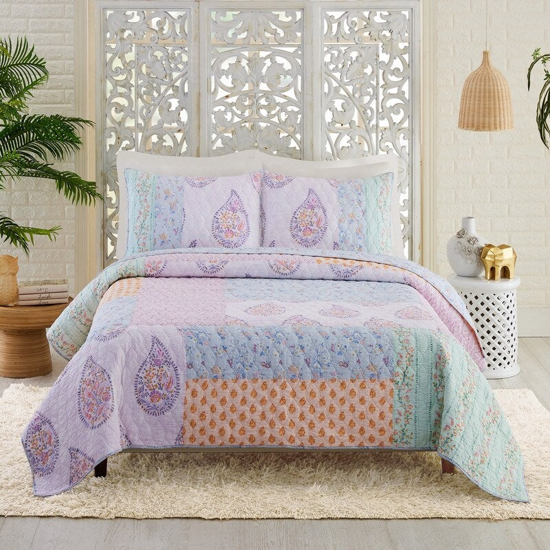 Jessica Simpson Thornhill 3-Piece Cotton Quilt Set