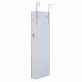 Jewelry Storage Mirror Cabinet With LED Lights Can Be Hung On The Door Or Wall - White