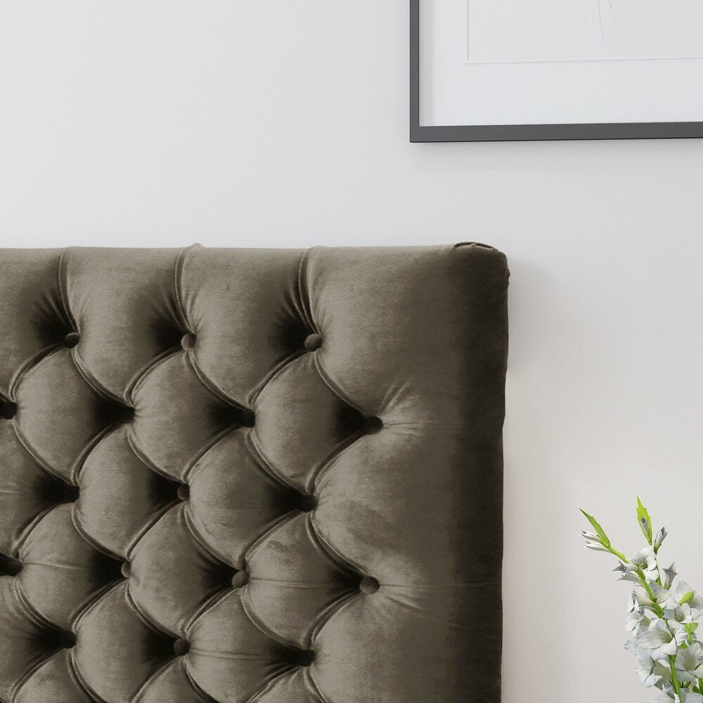 Jezebel Adjustable Velvet Headboard by Christopher Knight Home