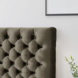 Jezebel Adjustable Velvet Headboard by Christopher Knight Home