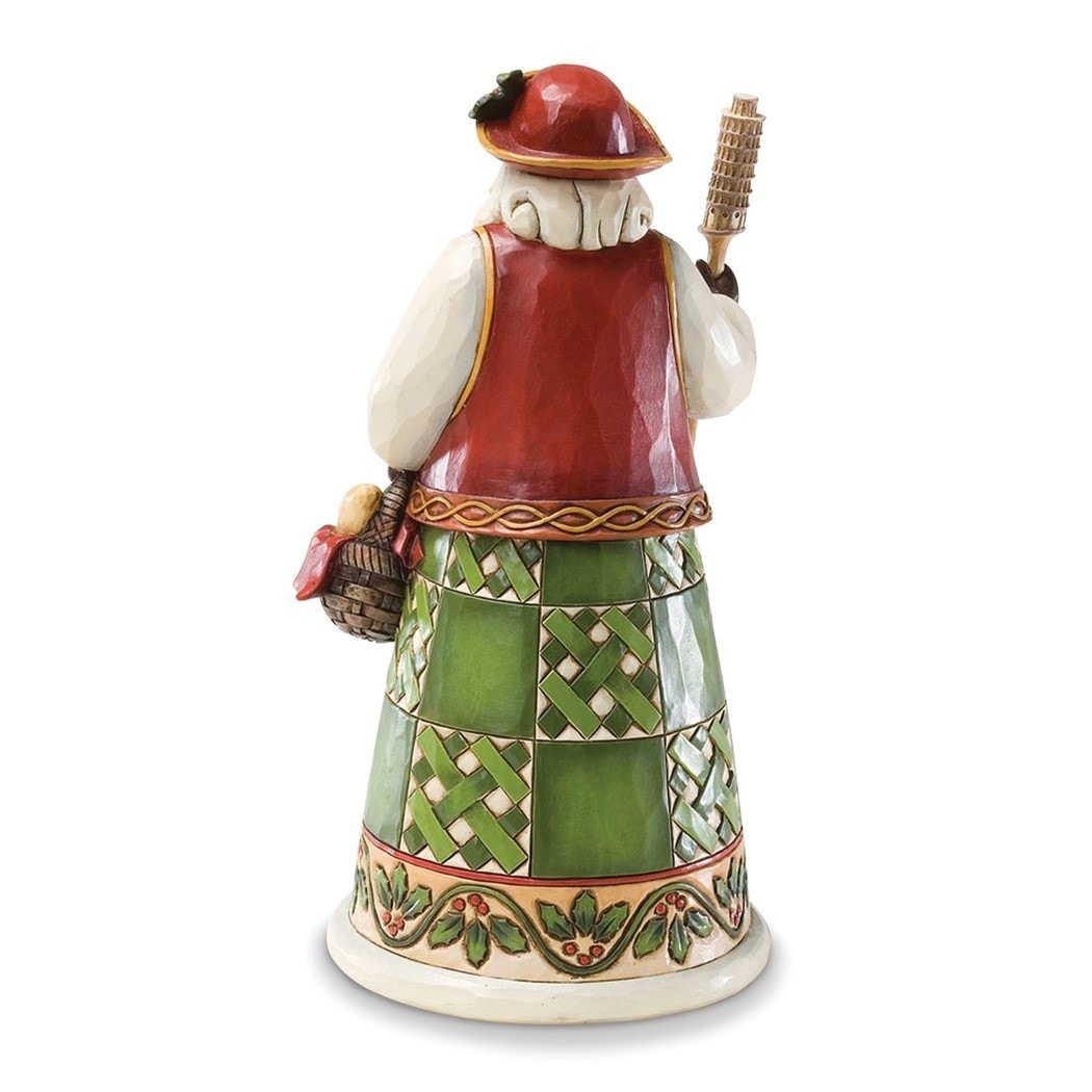 Curata Greetings From Babbo Natale Italian Santa Figurine